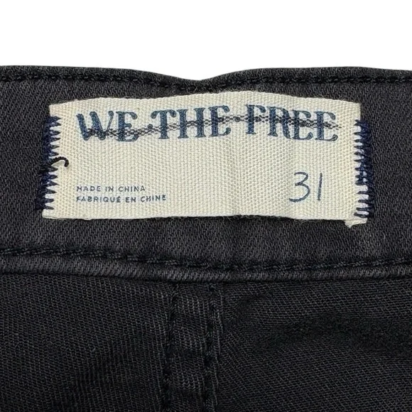 NEW Free People Just Float On Flare Jeans Size 31 in Smoke Stack High-Rise - Picture 11 of 14